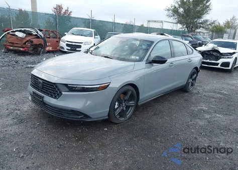 2025 Honda Accord Hybrid Sport-L z USA, uszkodzony, nr VIN 1HGCY2F78SA049760
